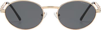 Blake 52mm Polarized Oval Sunglasses