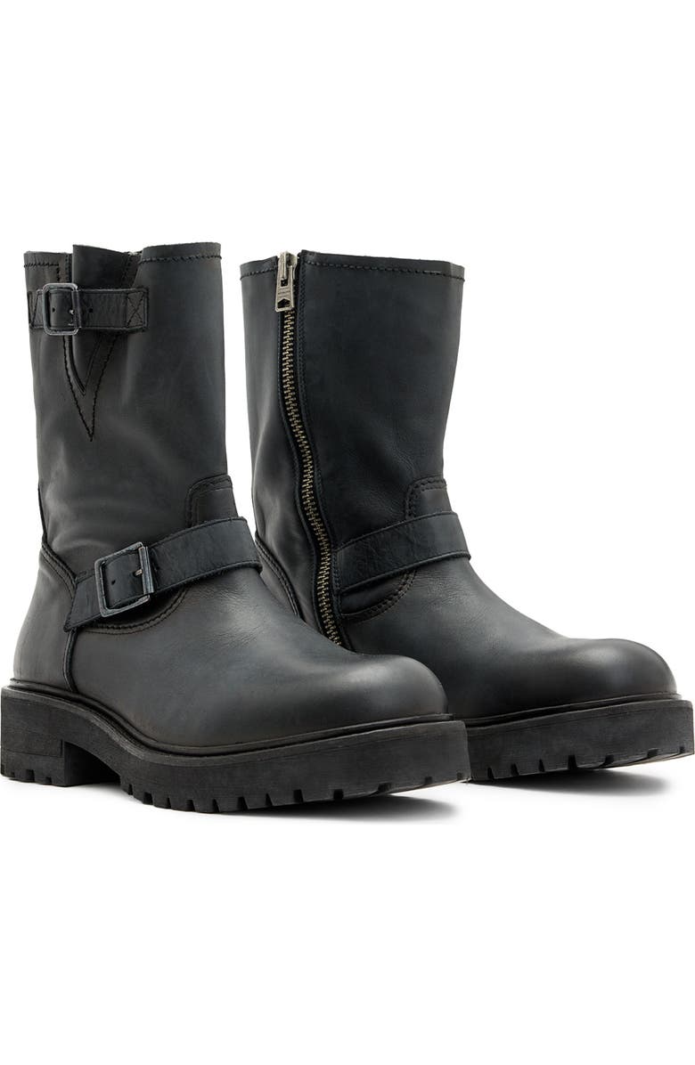 AllSaints Tait Engineer Boot, Main, color, Black