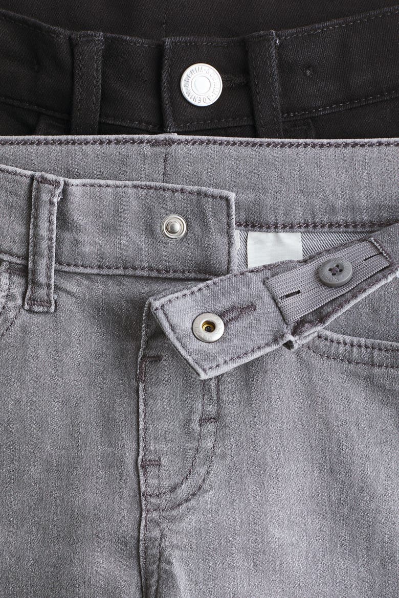 2-pack Slim Fit Jeans, Alternate, color, Light gray/black