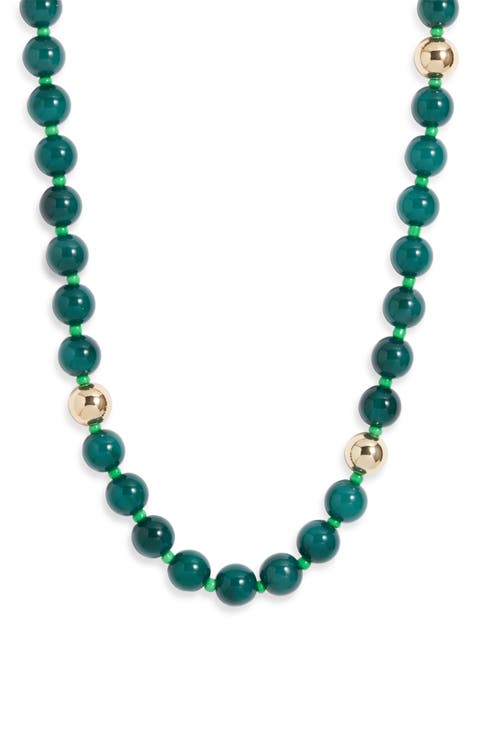Round Beaded Necklace