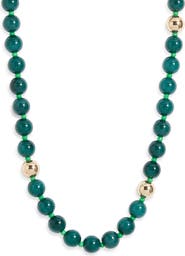 Nordstrom Round Beaded Necklace
