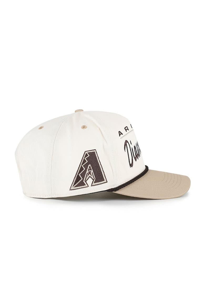 Men's '47  Natural/Tan Arizona Diamondbacks Neutral Terrain Hitch Rope Adjustable Hat, Alternate, color, Natural