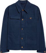 Versace Overdyed Cotton Canvas Chore Jacket