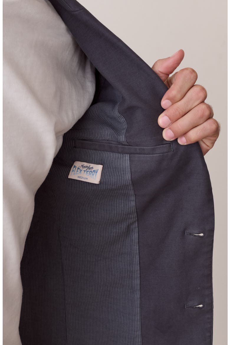 Flex Terry Blazer, Alternate, color, DEEP NAVY