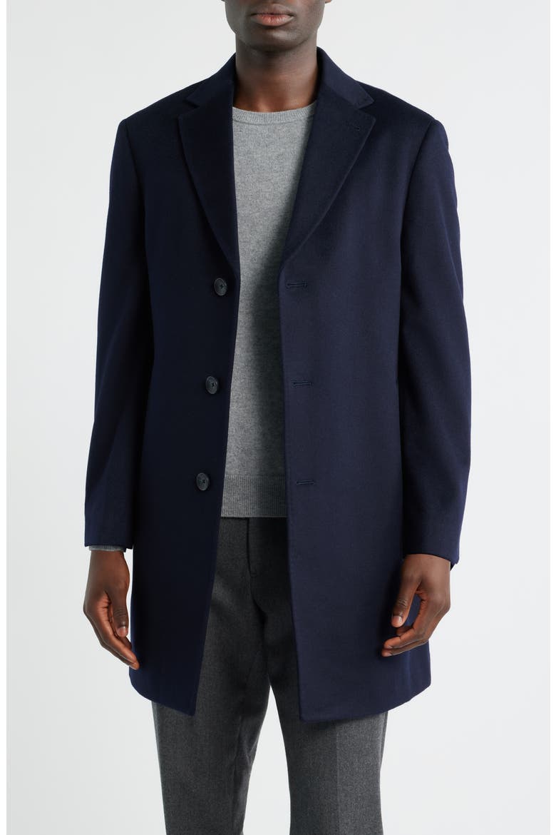 Cashmere Overcoat, Main, color, NAVY STILL