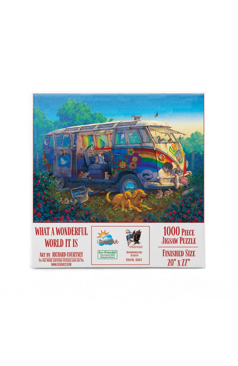 Sunsout What a Wonderful World it is 1000 piece Jigsaw Puzzle for Adults, Alternate, color, Multicolor