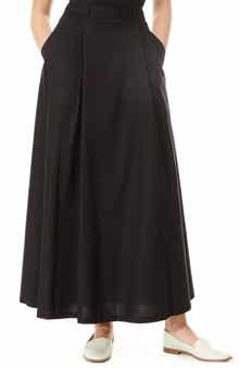 BY DESIGN Abigail Poplin Maxi Skirt