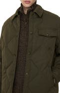 Burberry Gabardine Padded Overshirt