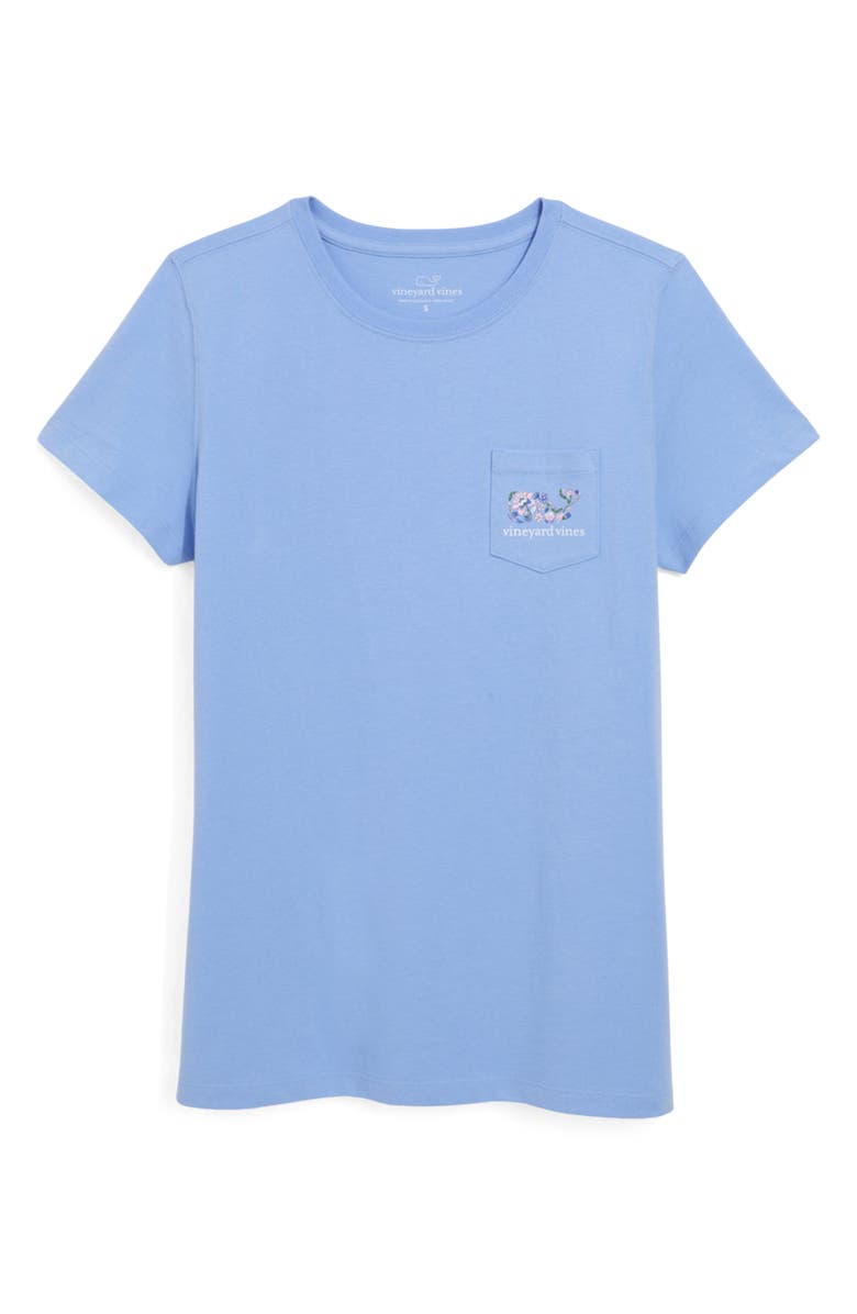 vineyard vines Whale Fill Floral Cotton T-Shirt, Main, color, 