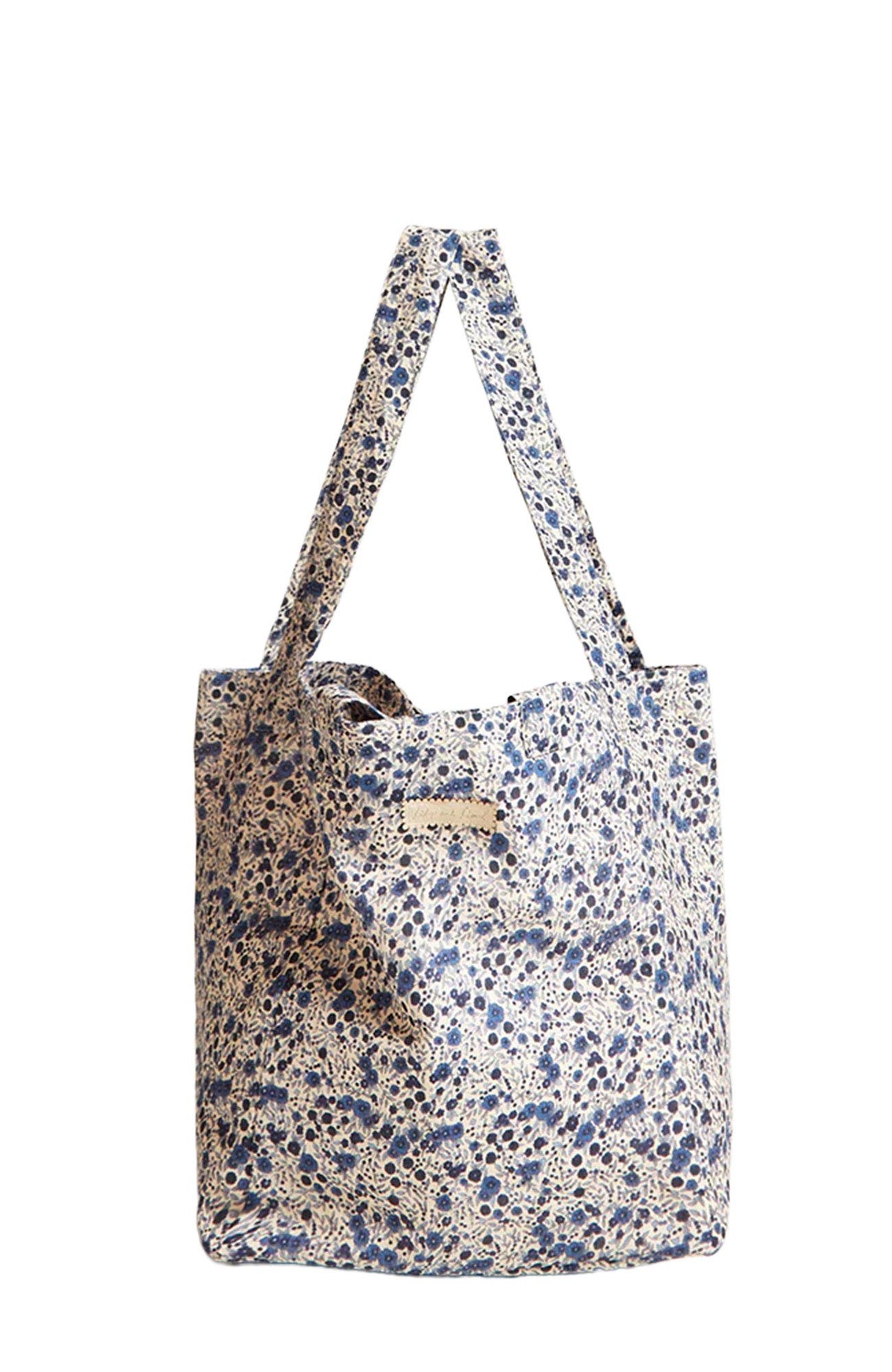 Print Tote Bag, Alternate, color, Blue