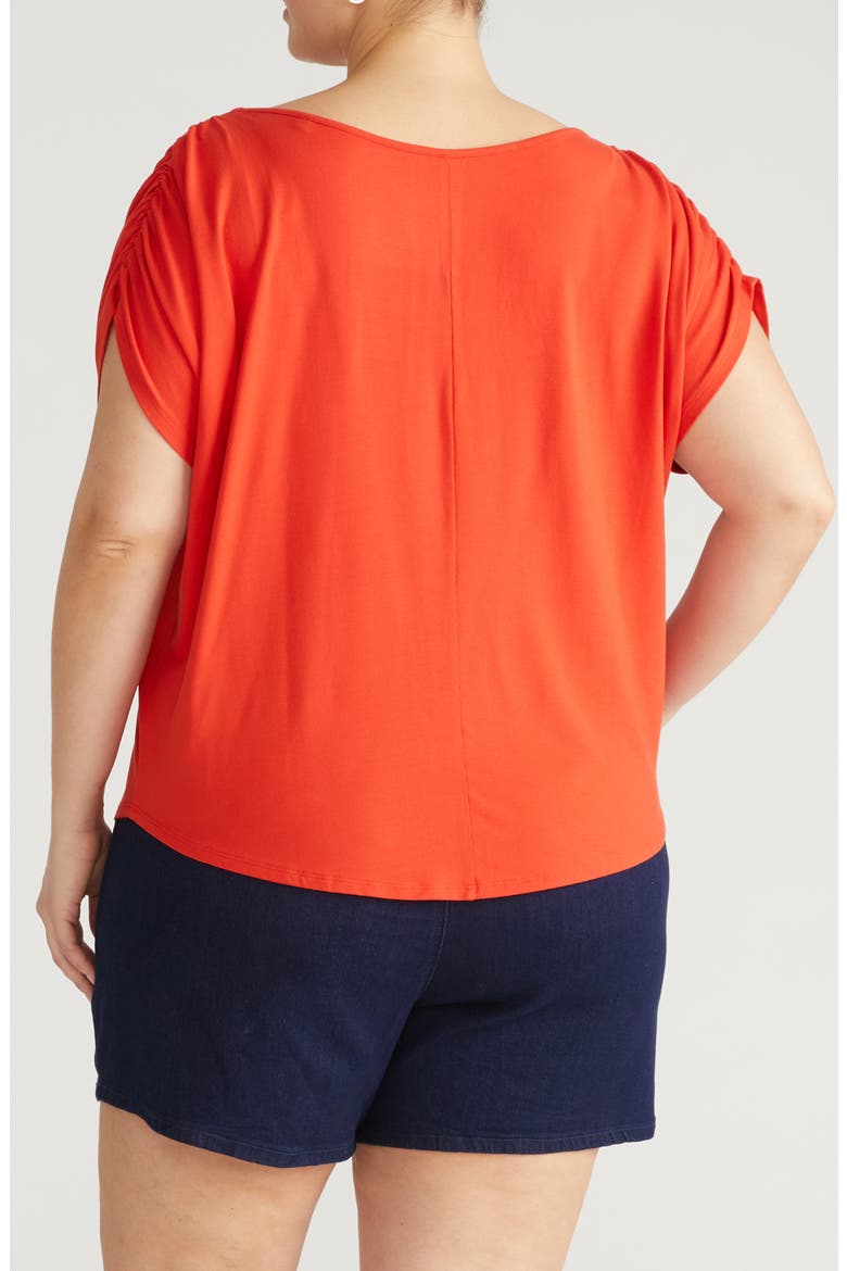 Helena Divine Jersey Top, Alternate, color, SHORELINE SUNSET