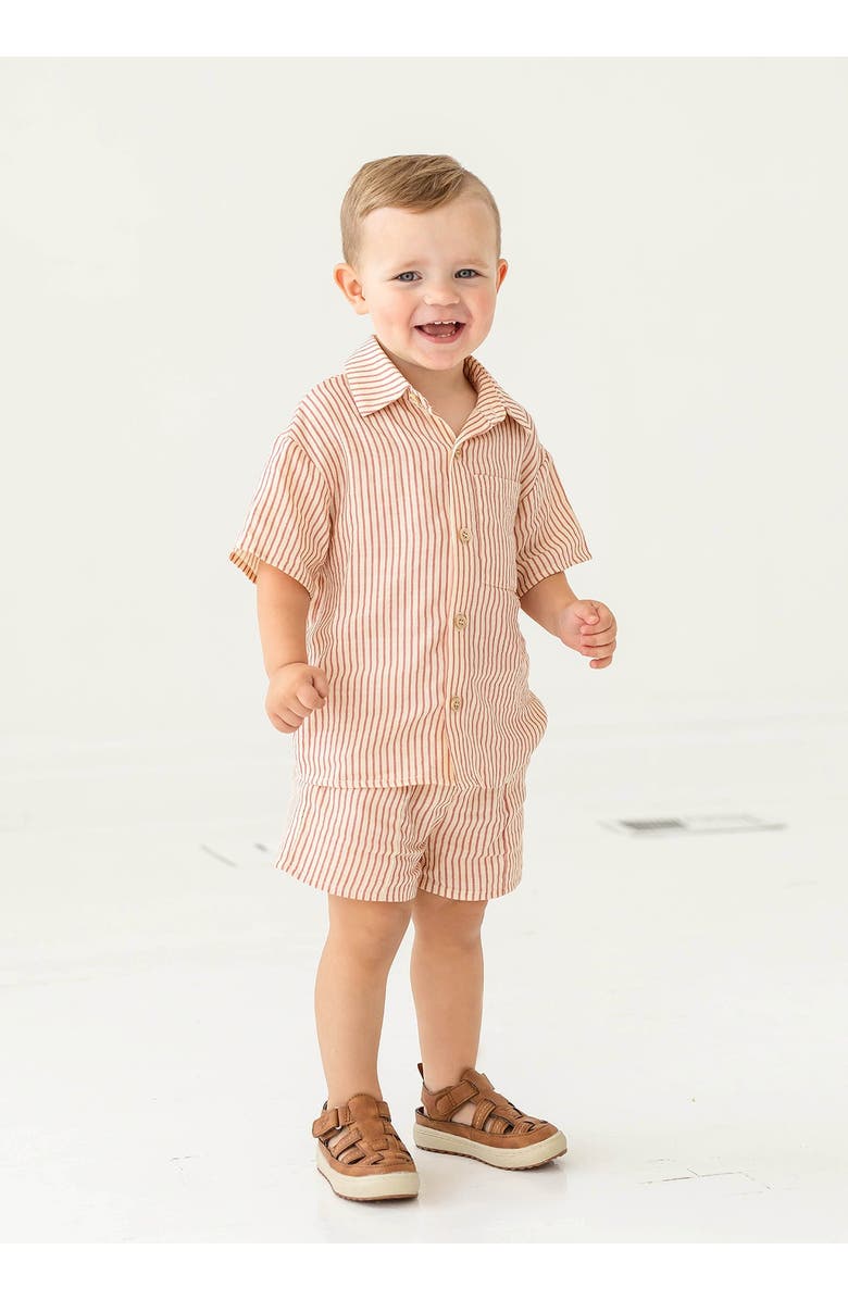 Beckett and Bear Cranberry Crush Two Piece Shorts Set, Alternate, color, Red