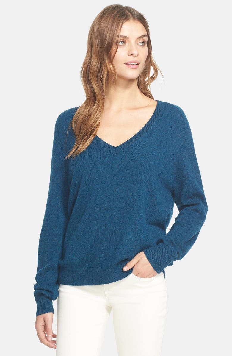 AYR Cashmere V-Neck Sweater, Main, color, 