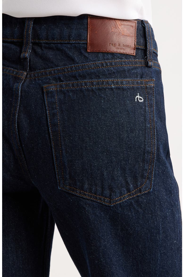 Josie Low Rise Relaxed Flare Jeans, Alternate, color, DARK RINSE