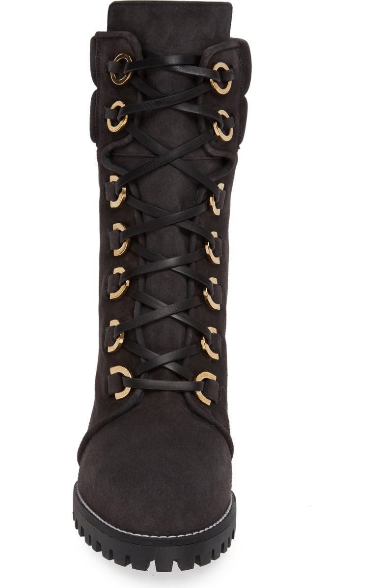 Stuart Weitzman Shakelton Lace-Up Boot, Alternate, color,