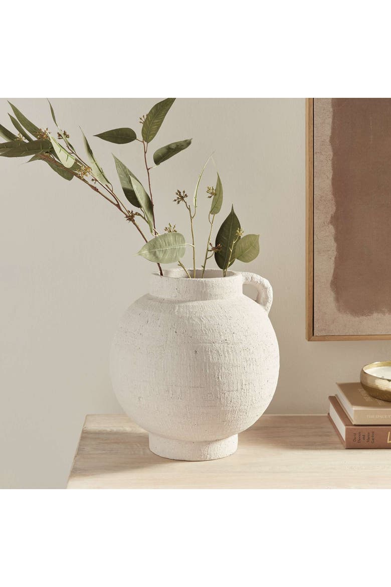 Gianna Vase Large, Alternate, color, White