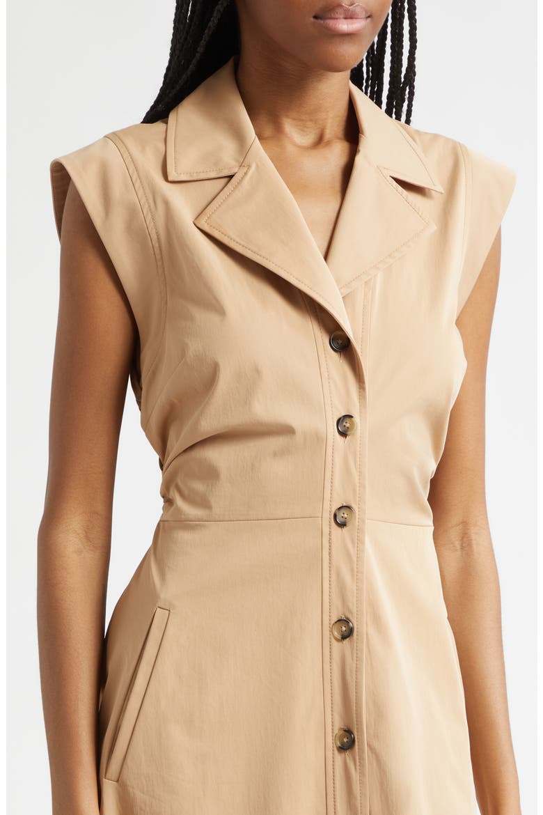 orla linen dress J.McLaughlin Orla Linen Dress in Blue