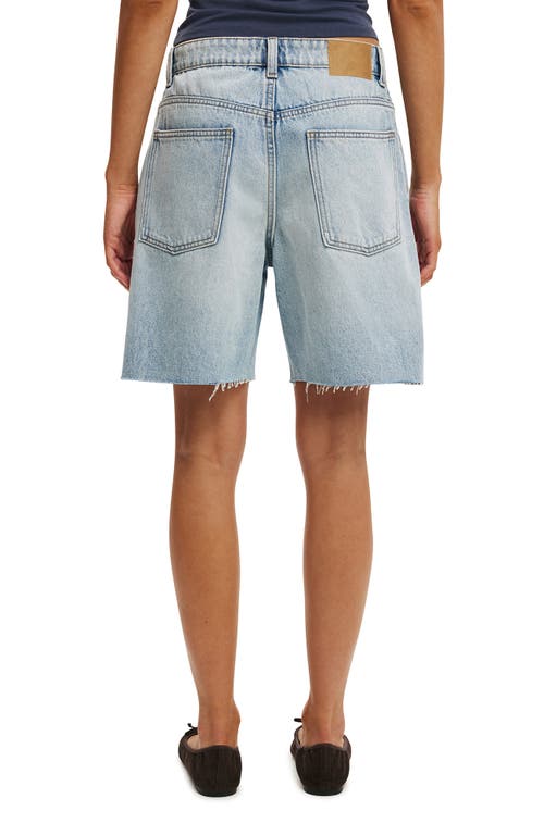 Cotton On Relaxed Denim Short In Blue
