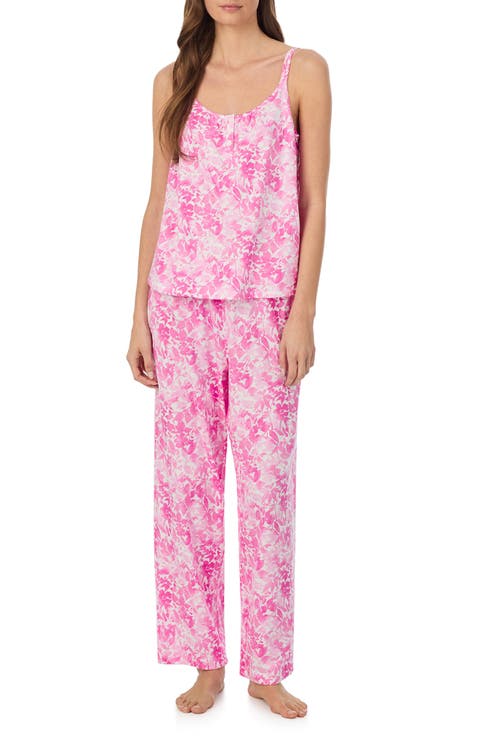 Floral Sleeveless Pajamas