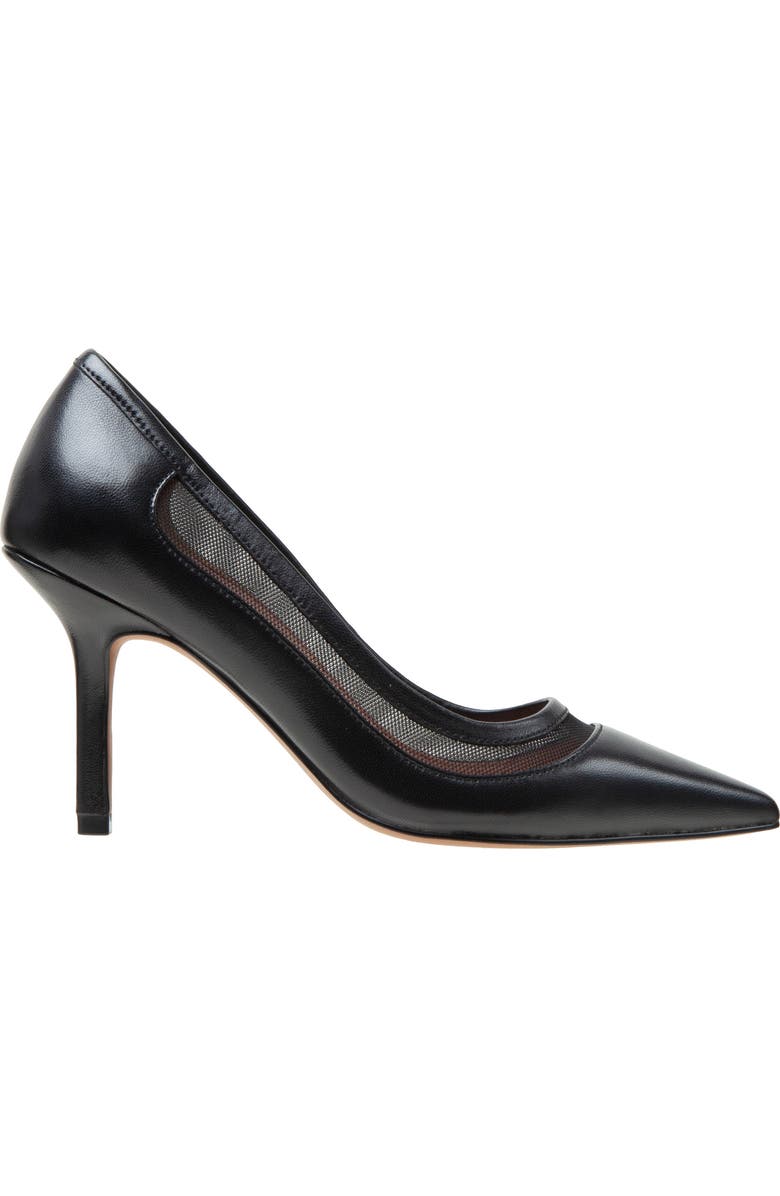 Linea Paolo Perline Pointed Toe Pump, Alternate, color, Black