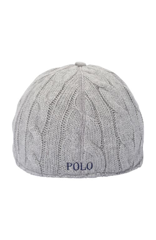 Polo Ralph Lauren Classic Cable Cap In Gray