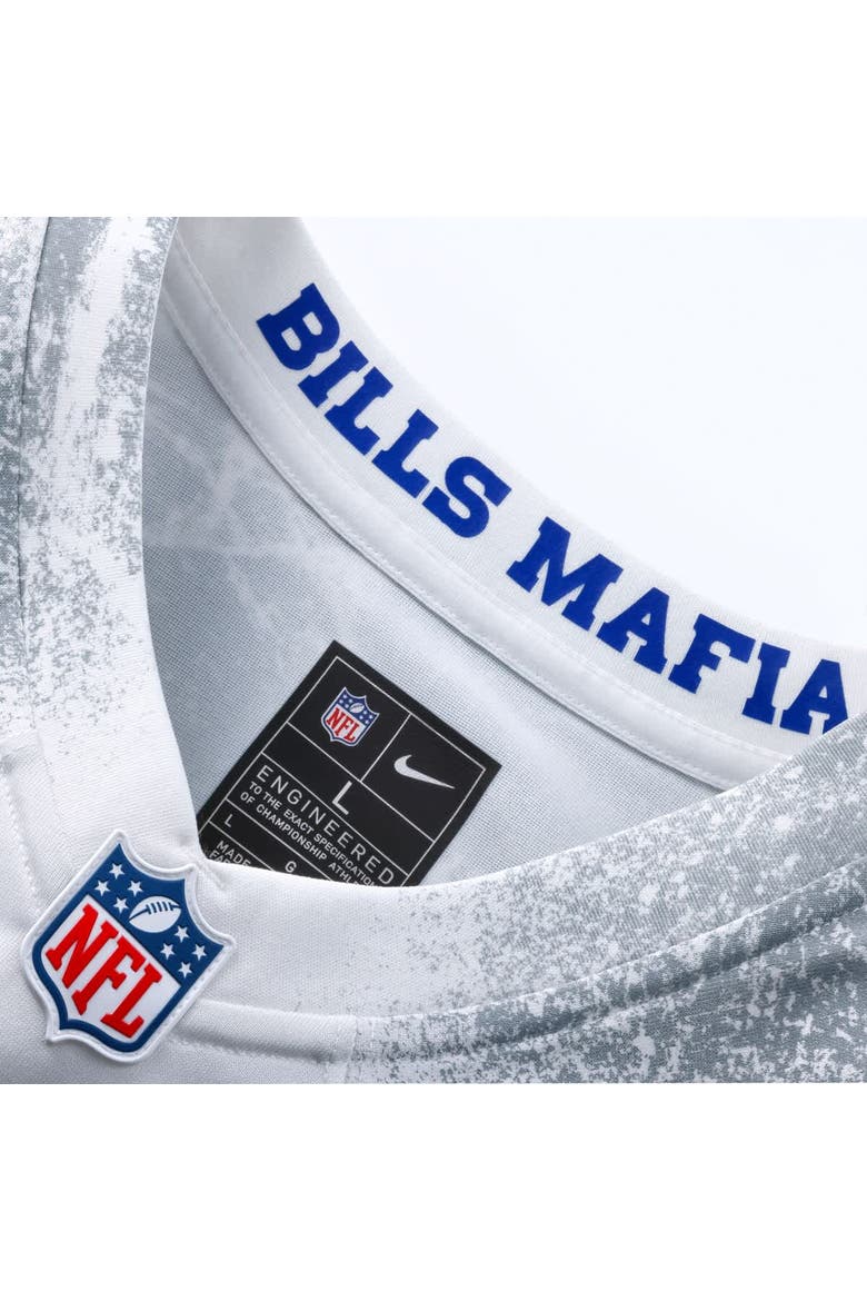Men's Nike Dawson Knox White Buffalo Bills 2025 Rivalries Collection Game Jersey, Alternate, color, White