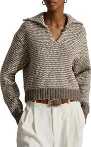 Polo Ralph Lauren Striped Cotton & Wool Blend Sweater