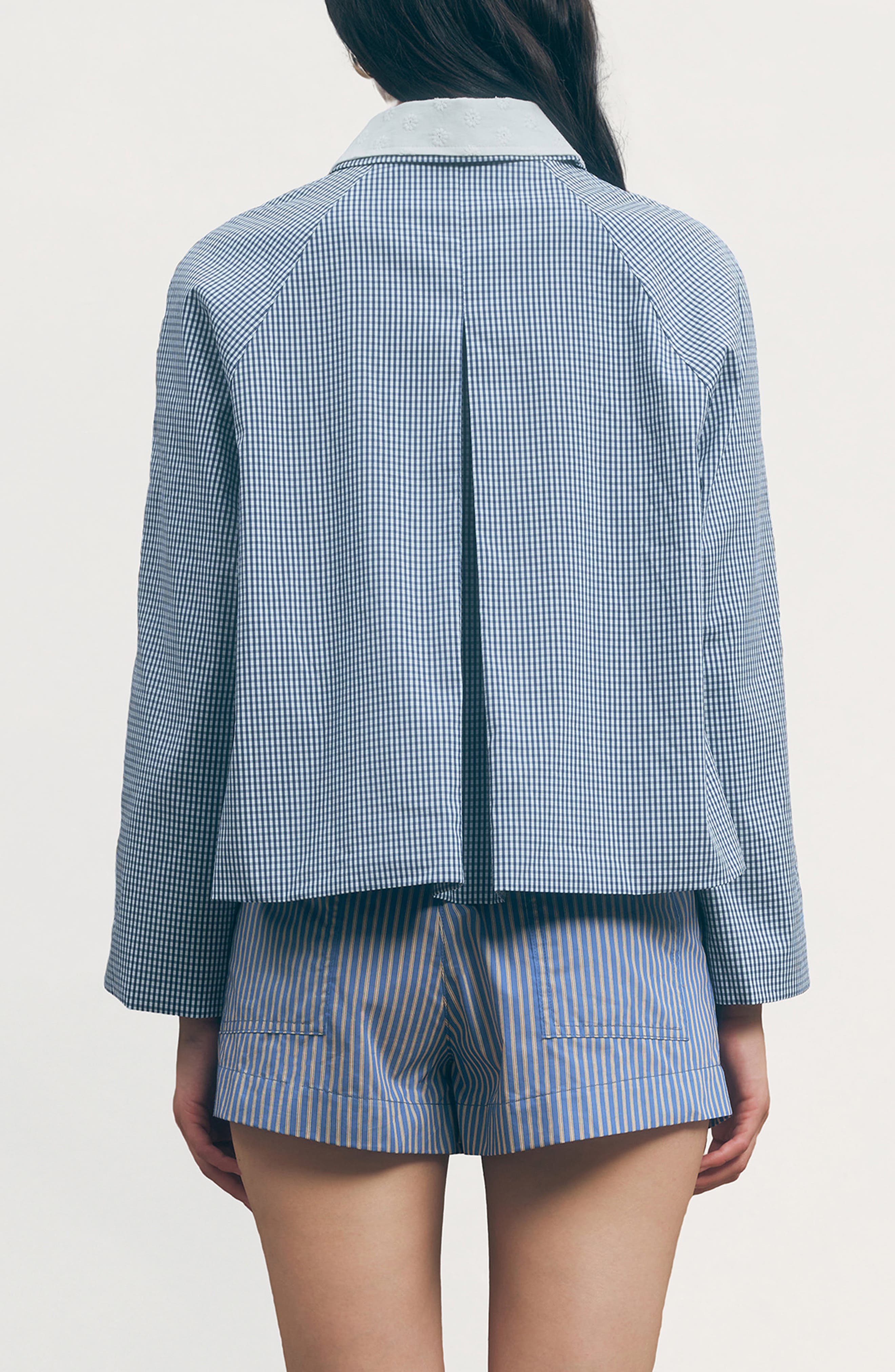 Milton Cotton Gingham Jacket - image 2