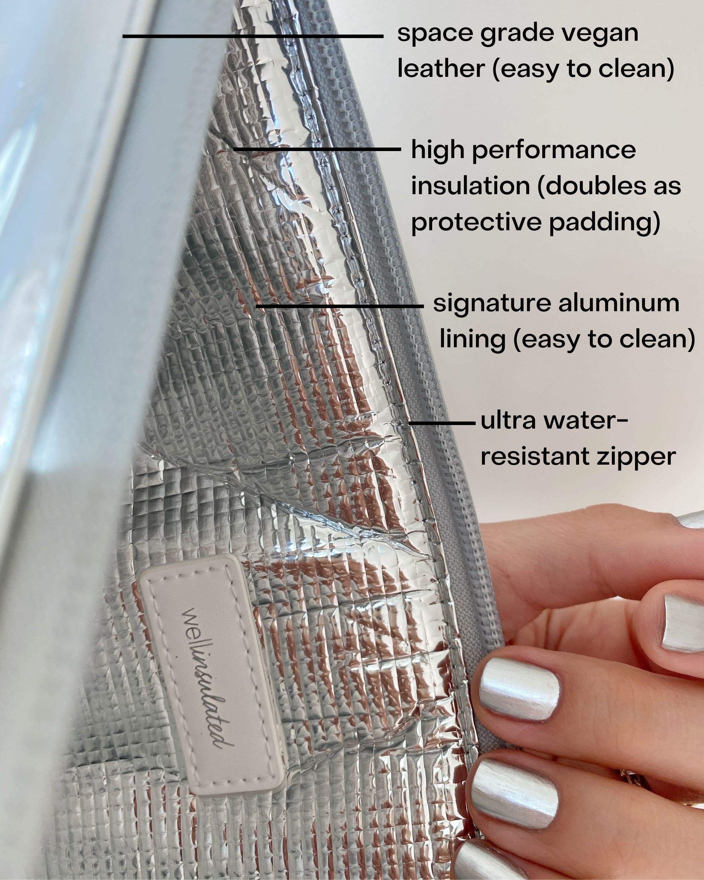 WELLinsulated Performance Pouch, Alternate, color, Silver