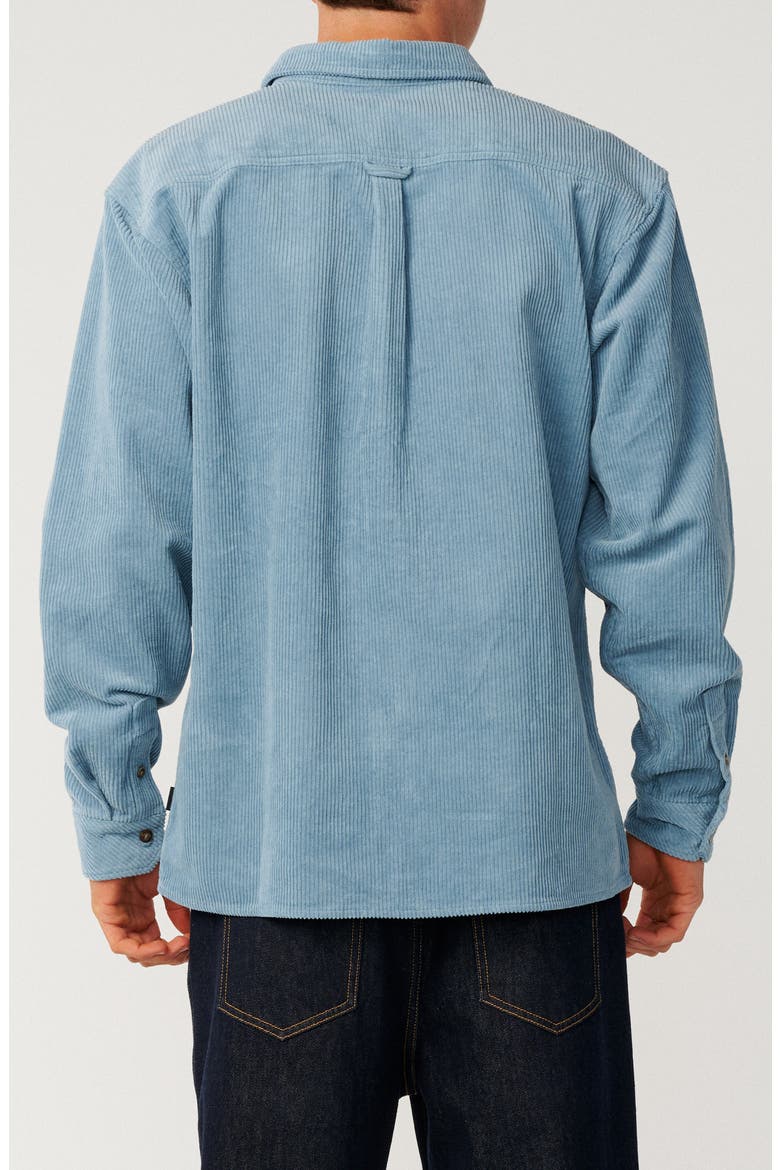 Premium Surf Cotton Corduroy Button-Up Overshirt, Alternate, color, CITADEL BLUE