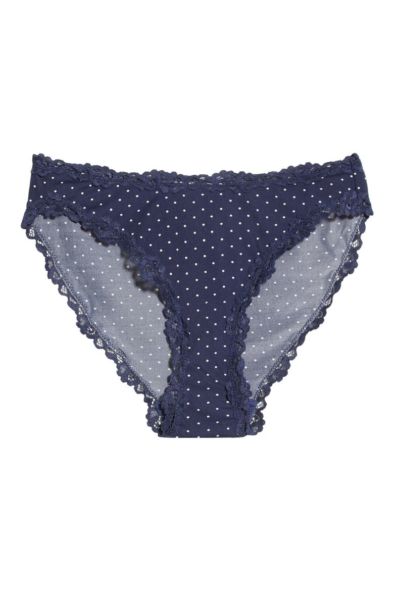 Intimately FP Charlie Bikini, Alternate, color, NAVY DOT