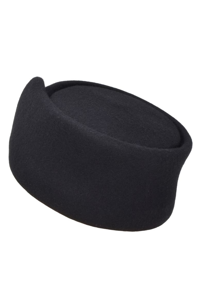 Gigi Burris Millinery Tenley Wool Felt Hat, Alternate, color, Black
