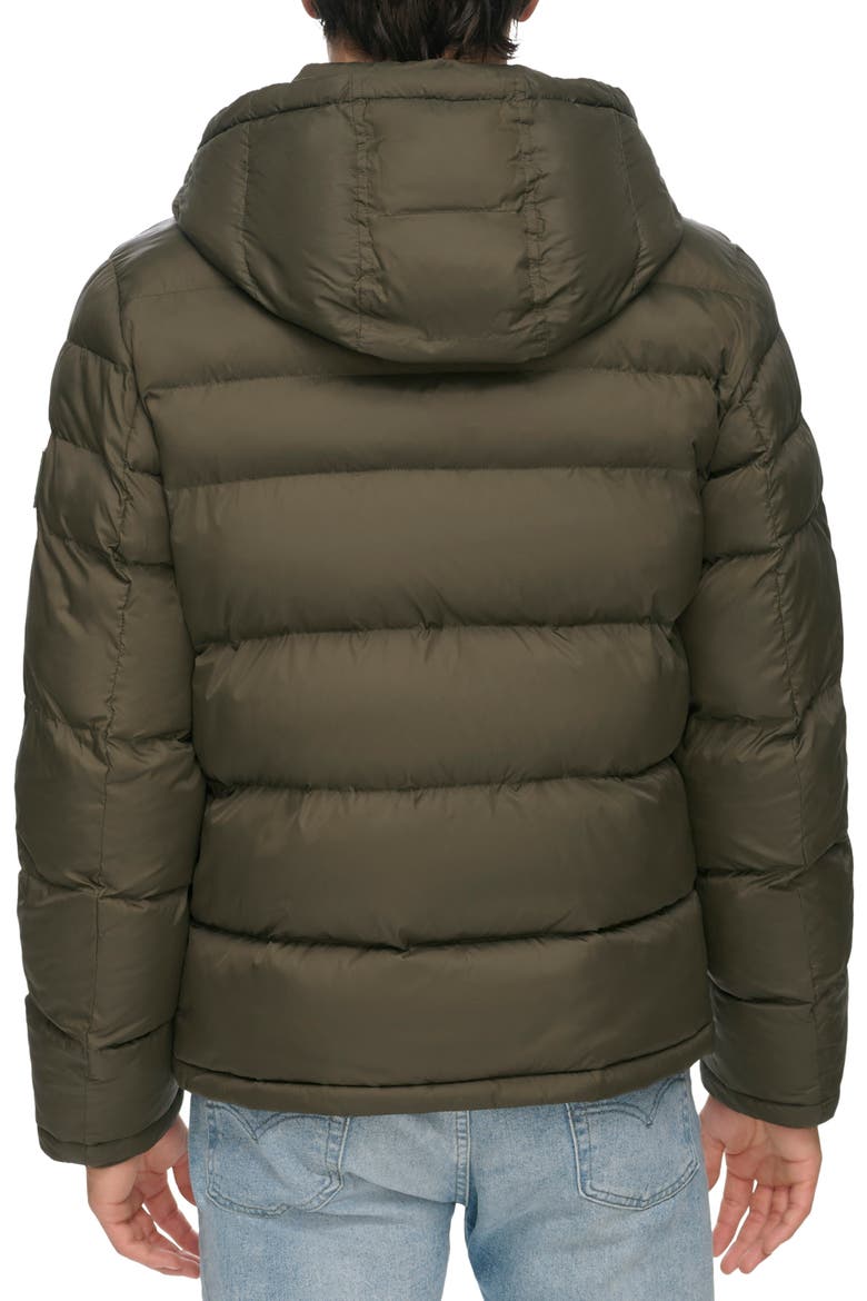 Hooded Puffer Jacket, Alternate, color, OLIVE