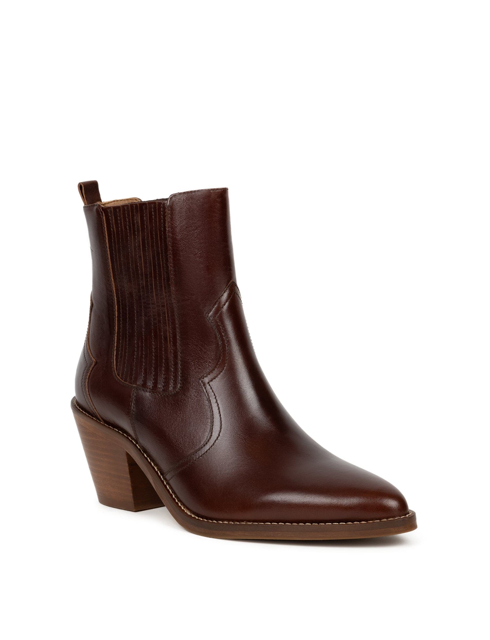 Dakota Flat Boots, Alternate, color, Brownie