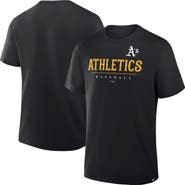 FANATICS Men's Fanatics Black Athletics Color Pop Legacy Clubhouse T-Shirt