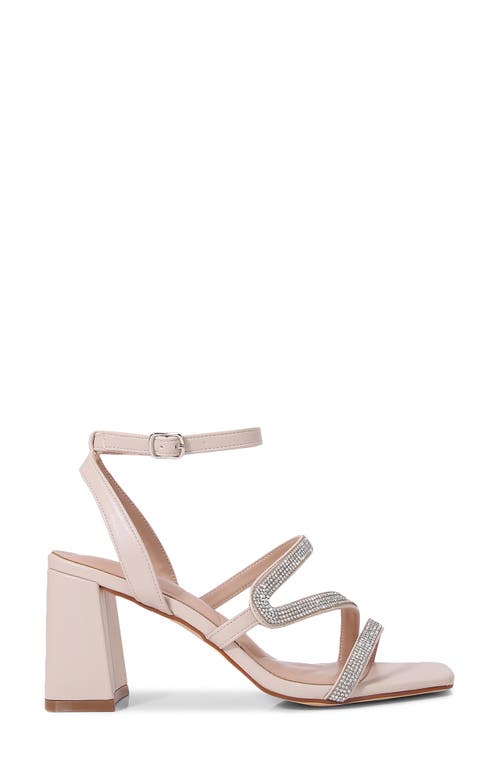 BERNESS BERNESS LILIA RHINESTONE ANKLE STRAP SANDAL
