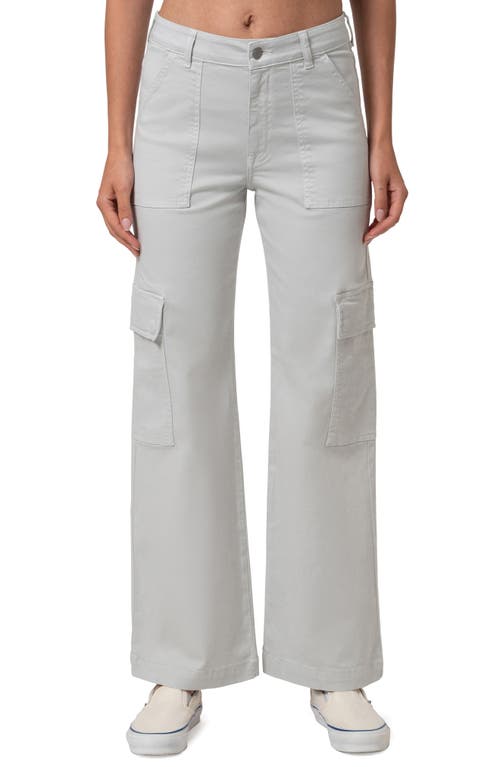 Mavi Jeans Alva High Waist Straight Leg Cargo Pants In Ivory Casual Twill