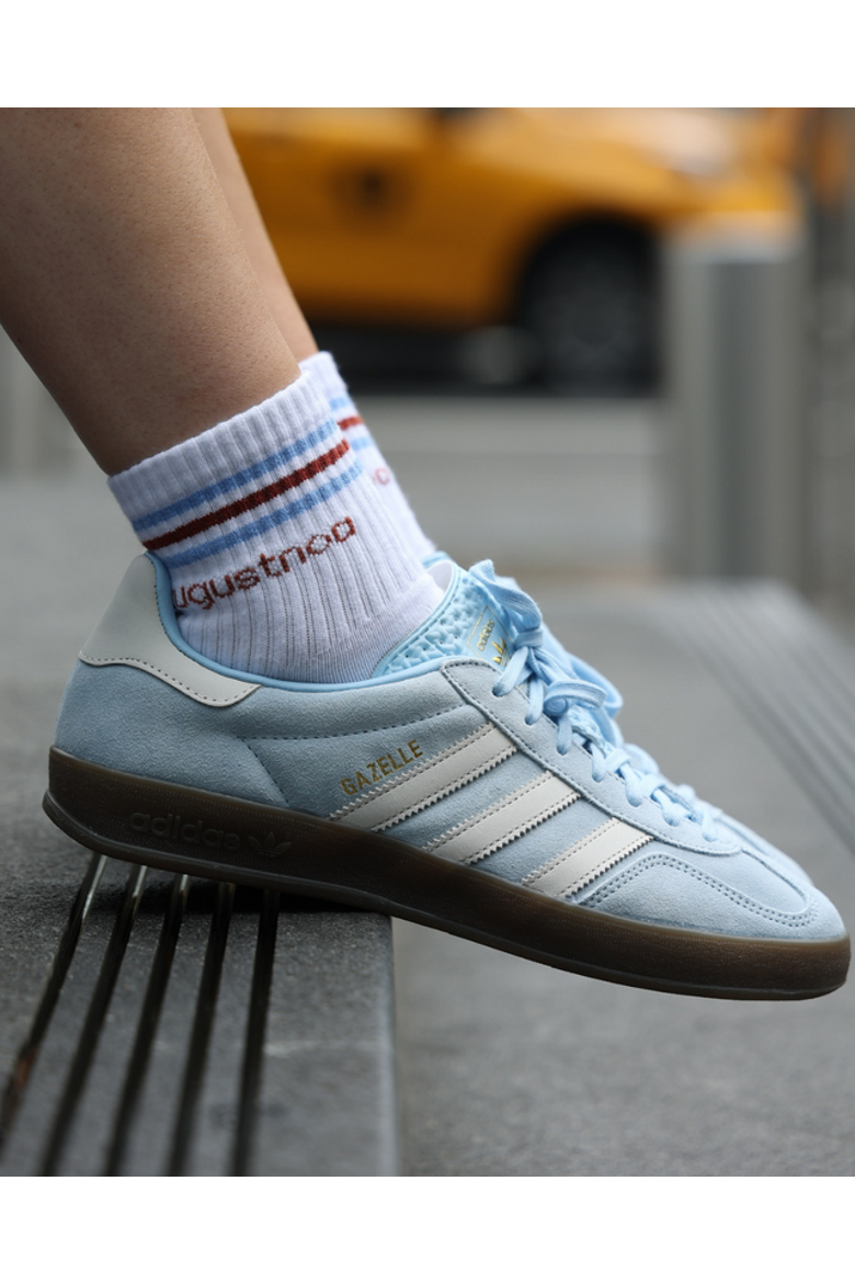 The Best Striped Ankle Sock, Alternate, color, STRIPE/BROWN & BLU