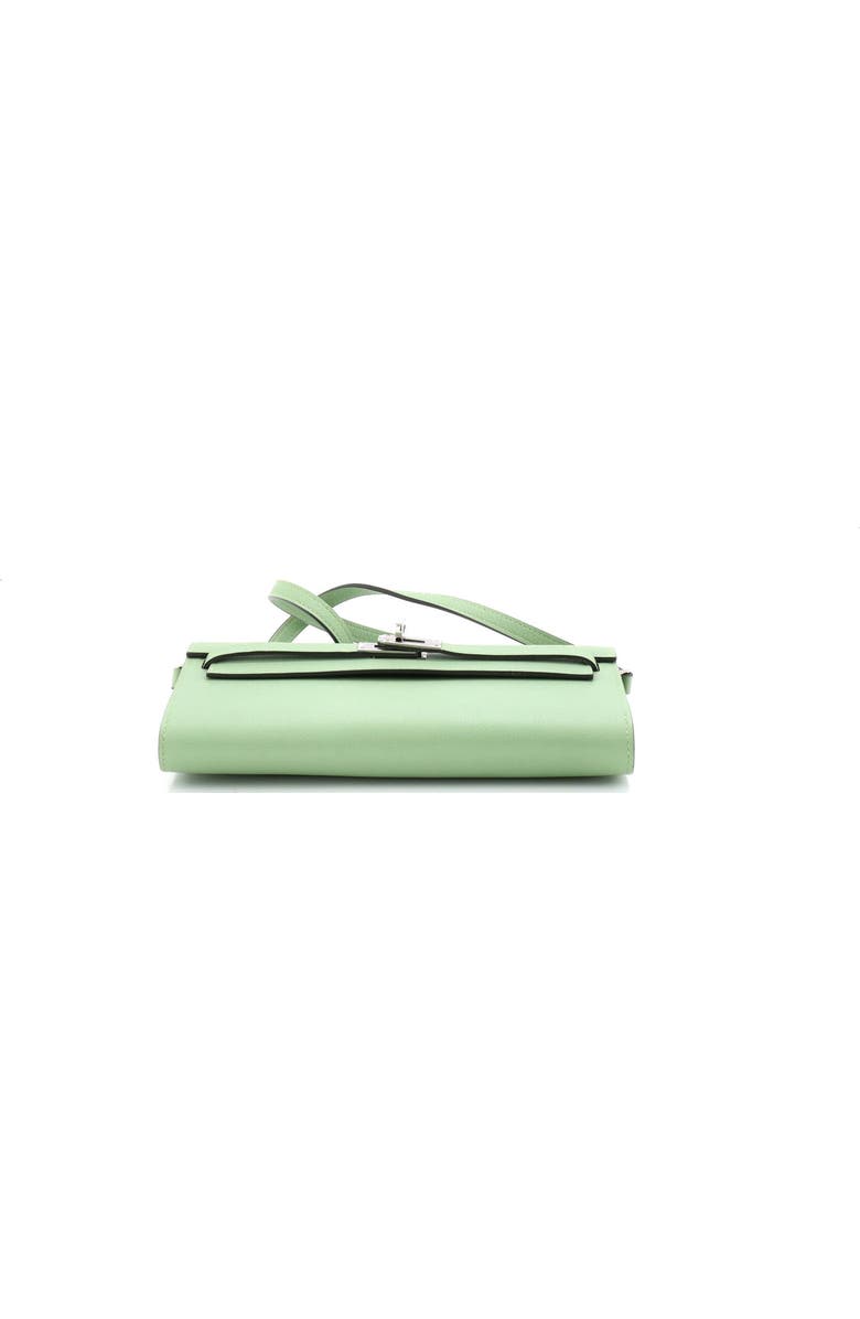 Pre-Owned Hermes Kelly To Go Wallet Evercolor, Alternate, color, Vert Criquet
