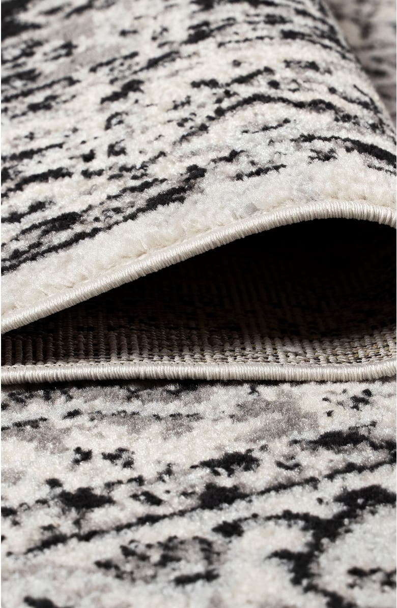 JONATHAN Y Inigo Cottage Medallion Area Rug, Alternate, color, Dark Gray/Cream