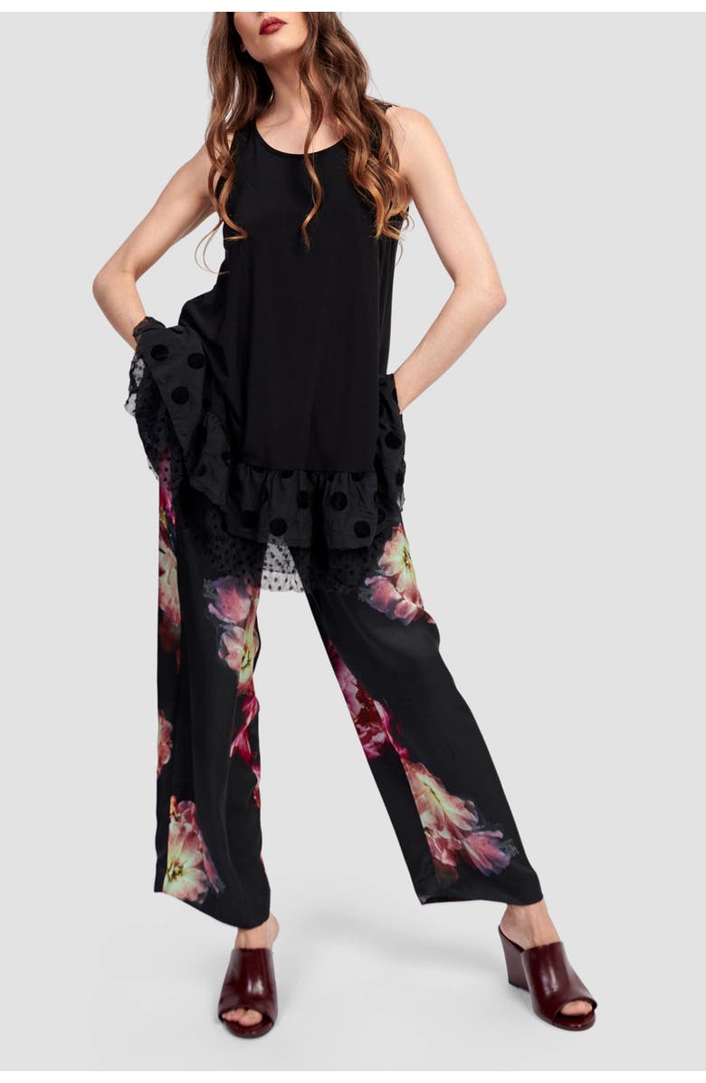 Alembika Sleeveless tunic with ruffles, Alternate, color,