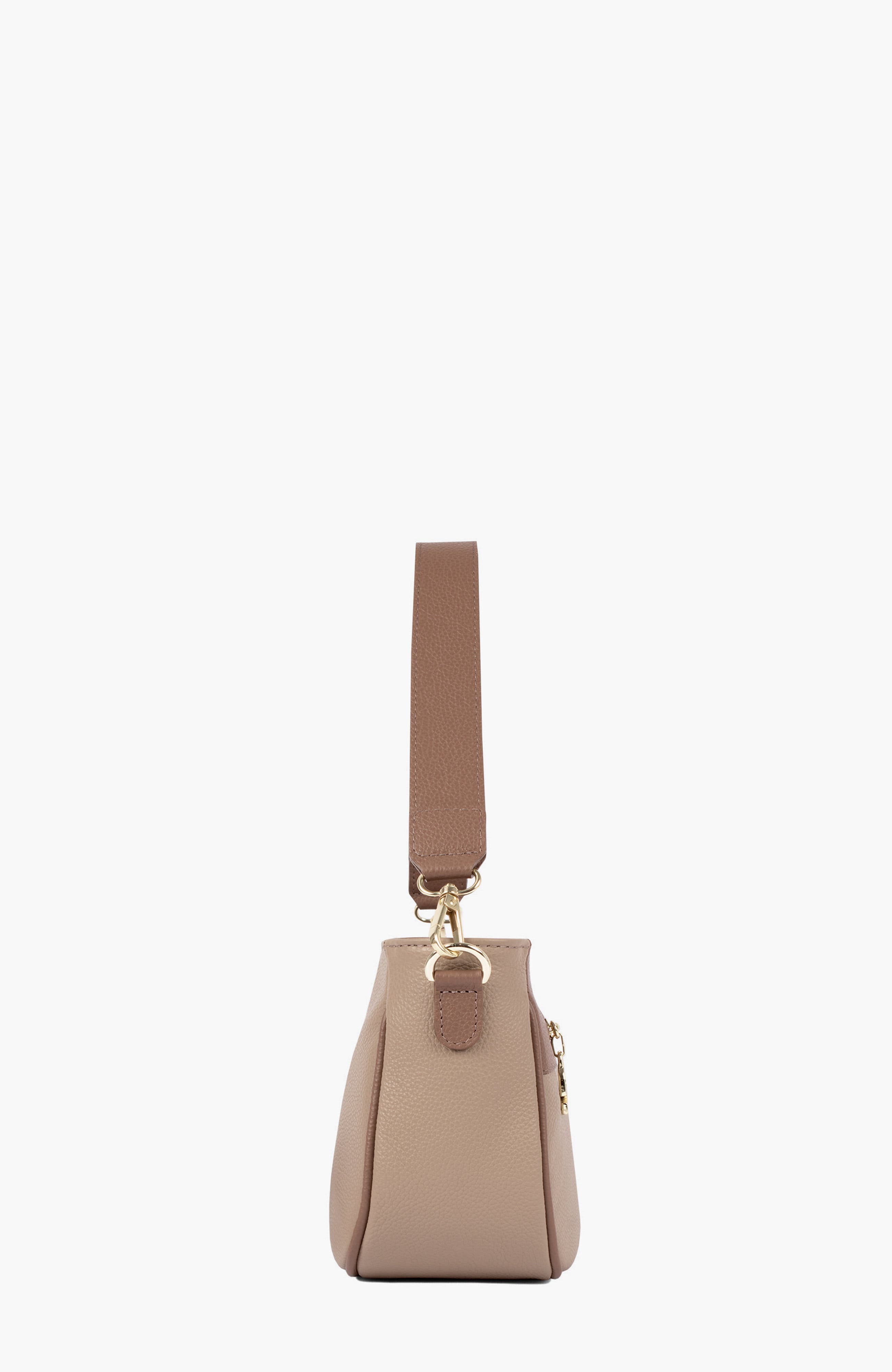 Signature CV By Cavalinho Leather Handbag 615, Alternate, color, Sand / Beige