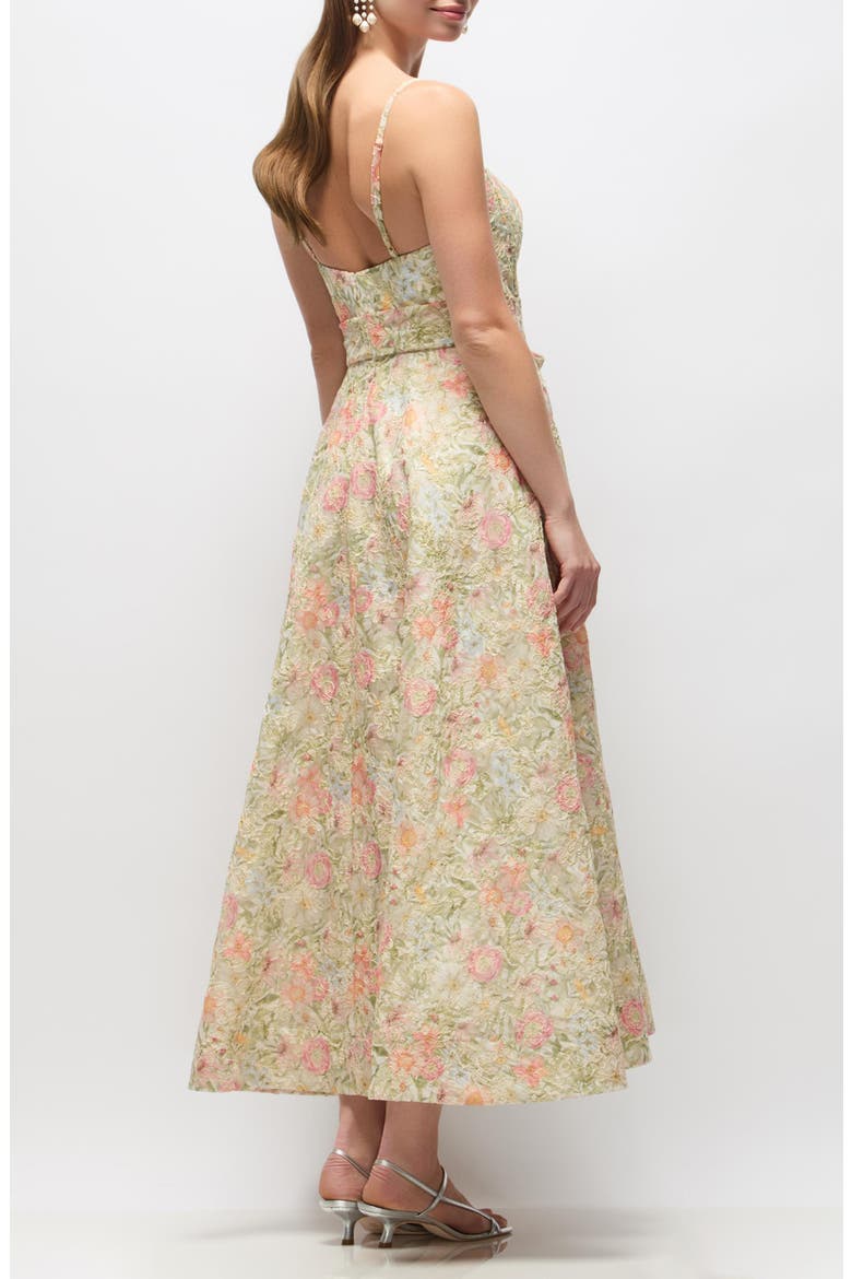 Addy Floral Embroidered Party Dress, Alternate, color, WILDFLOWER MULTI