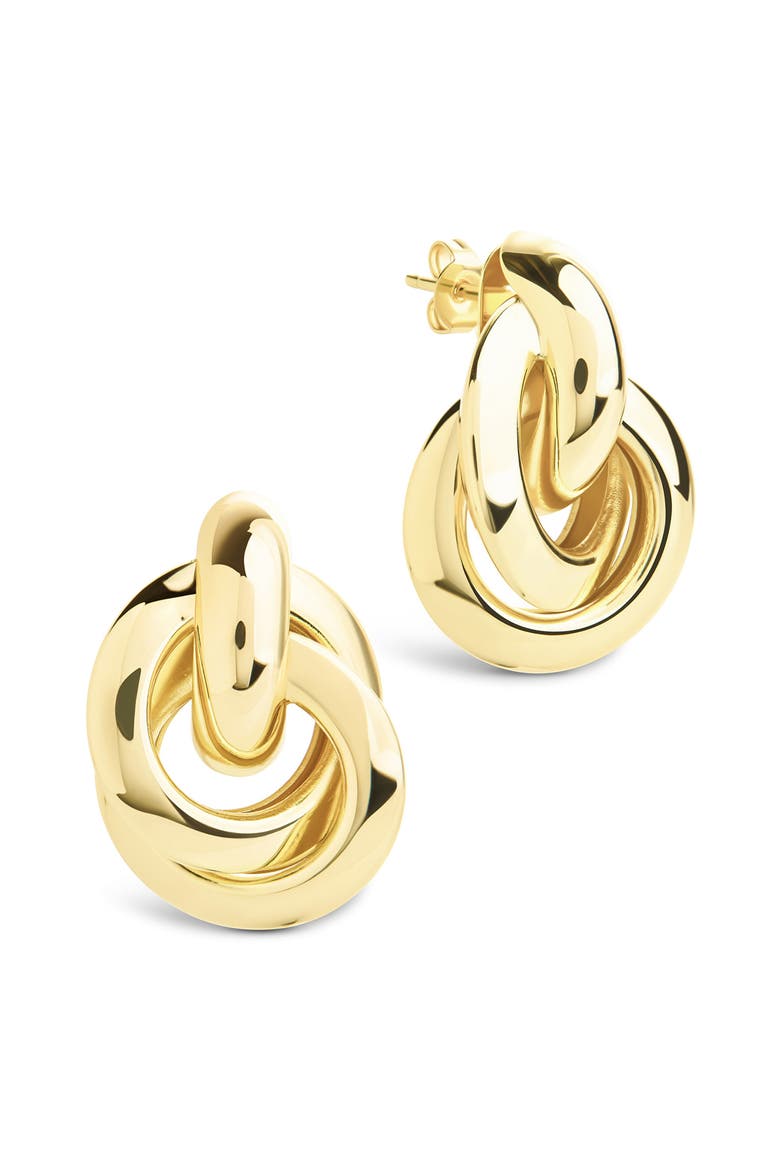 Ashton Layered Knocker Stud Earrings video