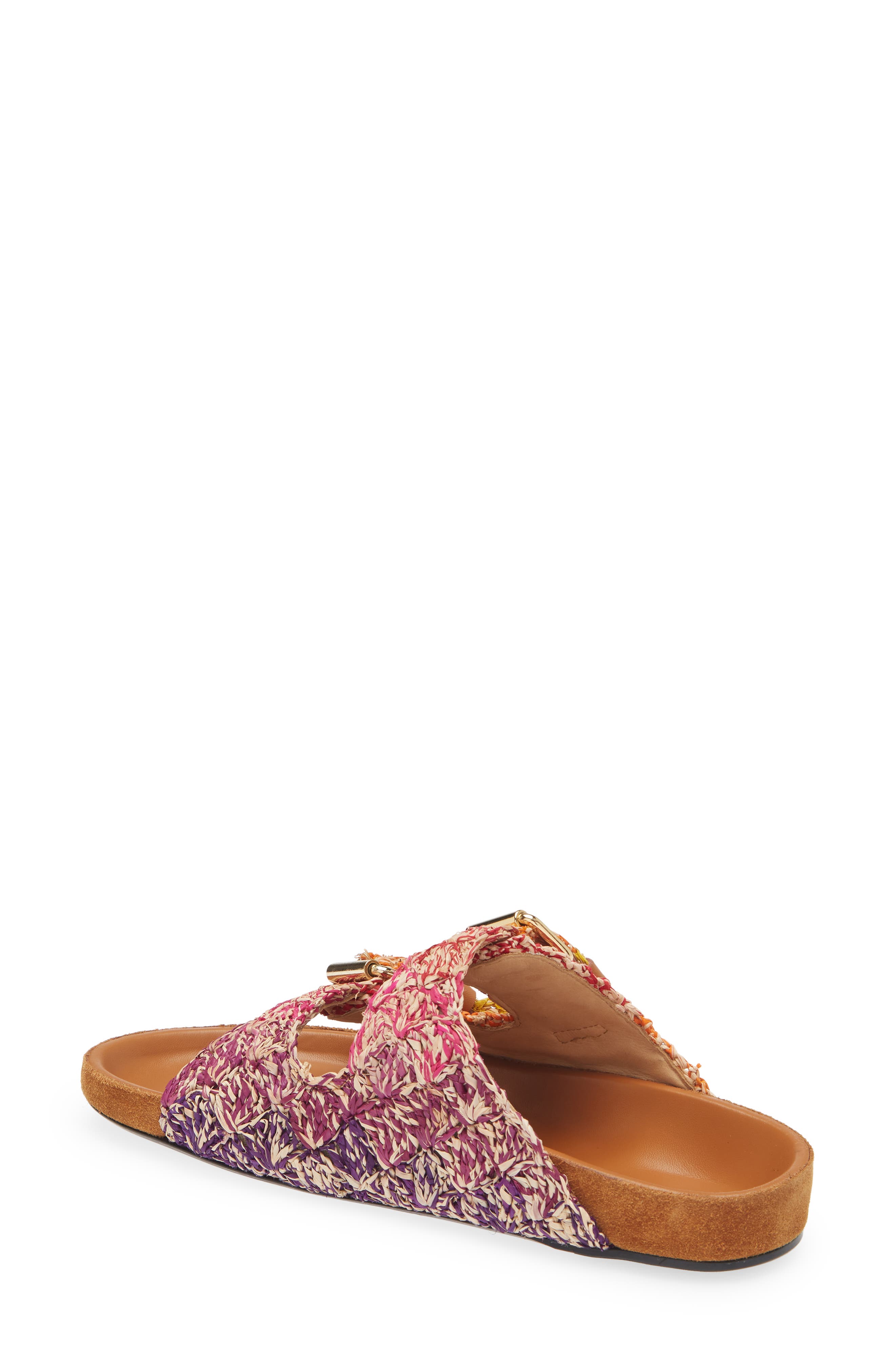 Isabel Marant Lennyo Macramé Slide Sandal, Alternate, color, 