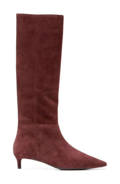 Cole Haan Go-to Janece Knee High Boot In Burgundy