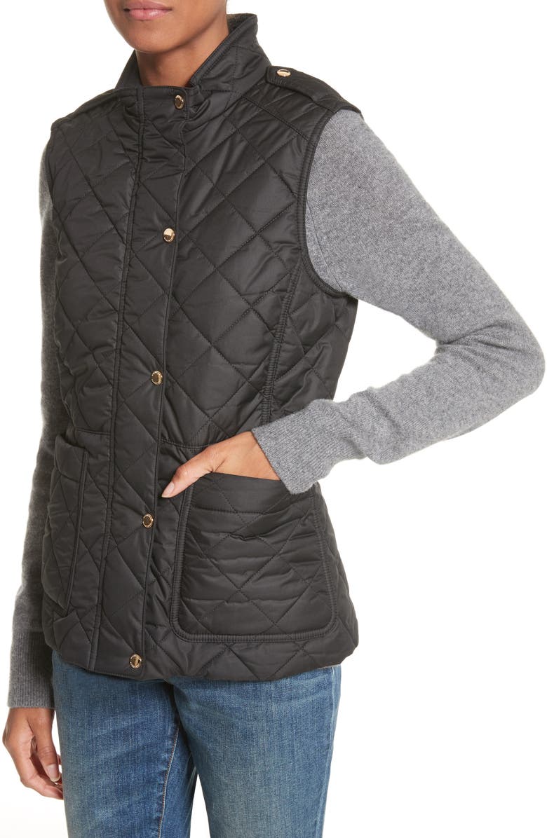 Burberry Westleton Quilted Vest, Alternate, color,