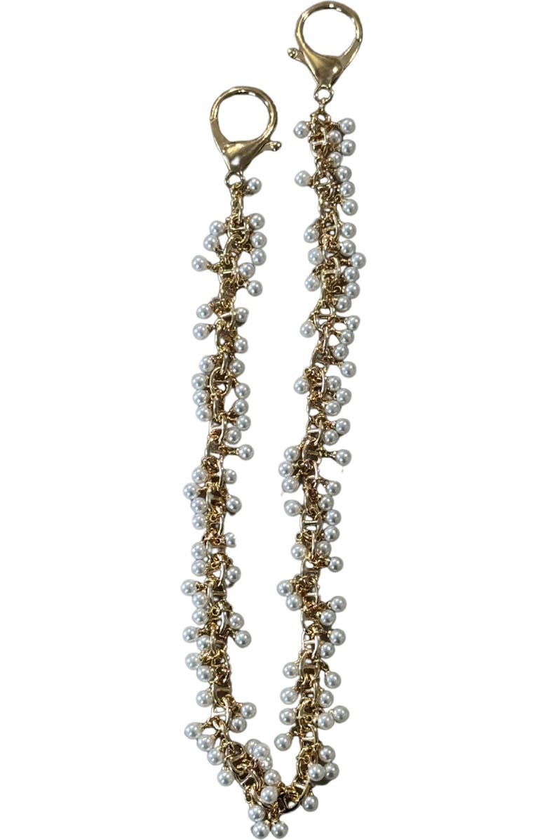 MacRae & Co. Faux Pearl Bag Charm, Main, color,