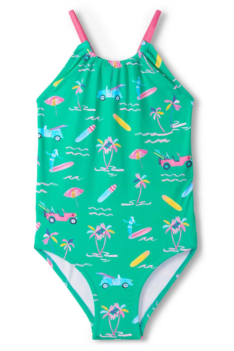 Tropical Escape One-Piece Swimsuit, Main, color, ARCADIA