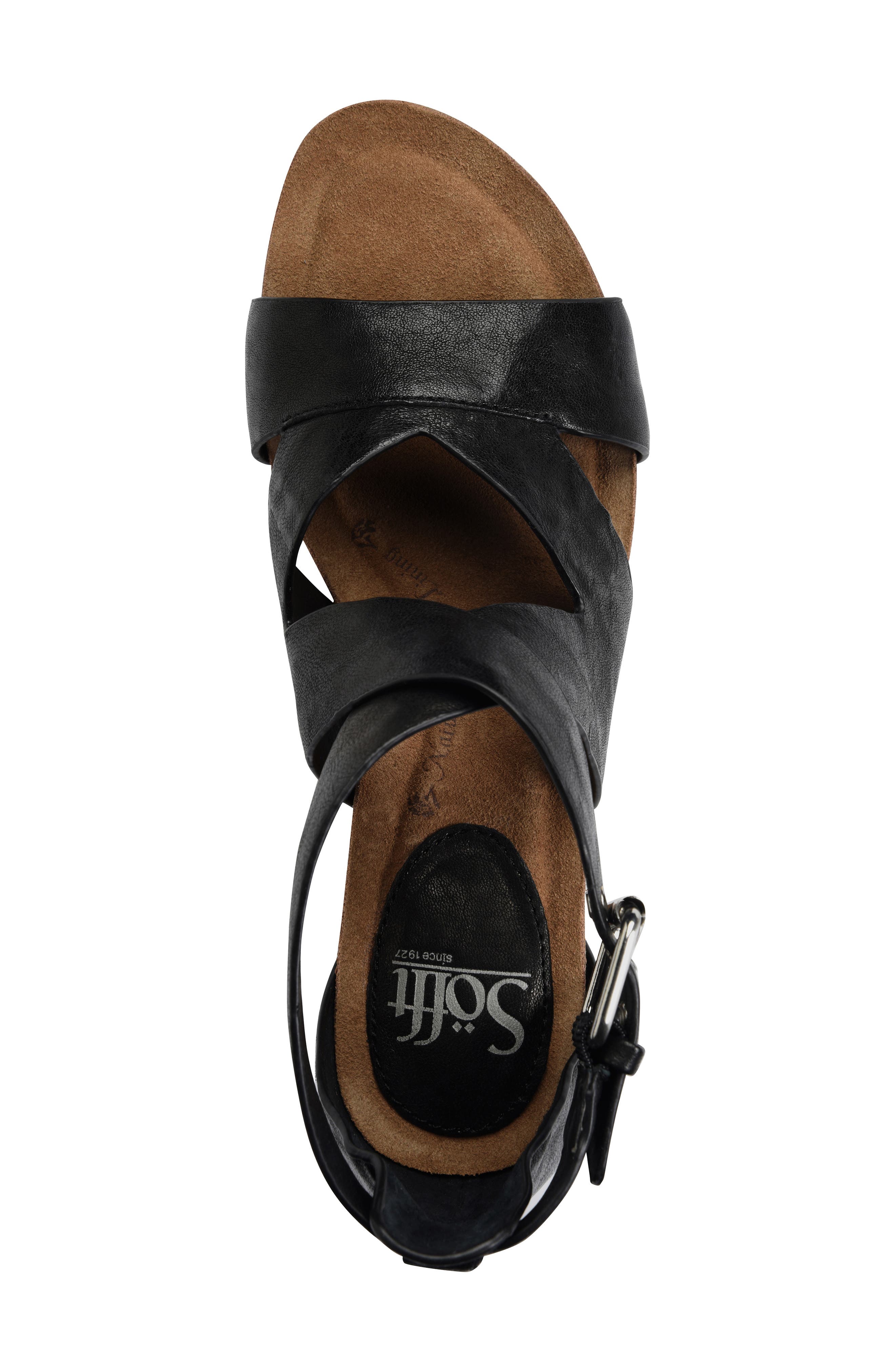 Söfft Vara Wedge Sandal, Alternate, color, 